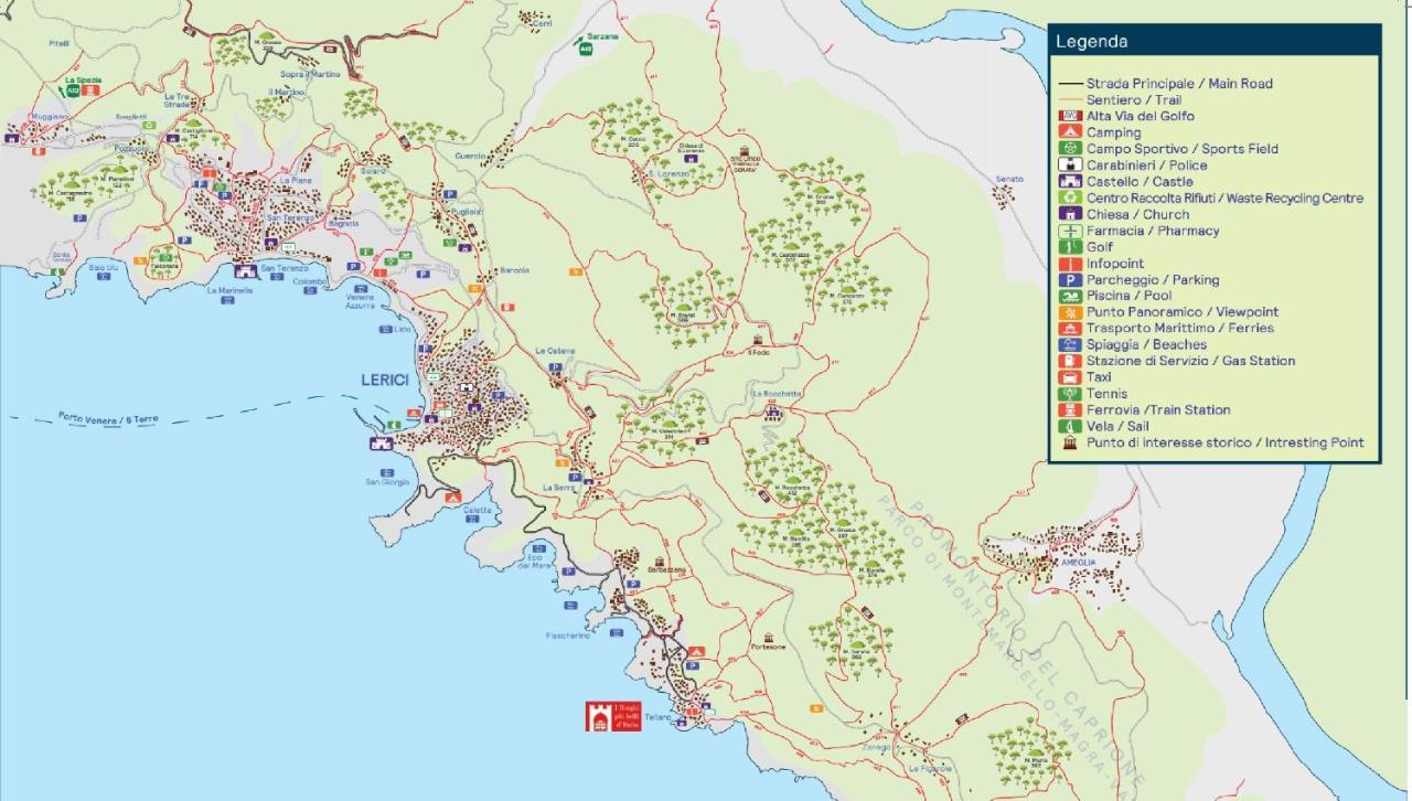 Marea Leilighet Lerici Eksteriør bilde